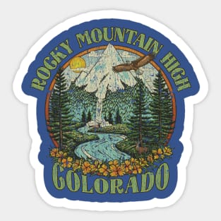 Rocky Mountain High 1972 Sticker